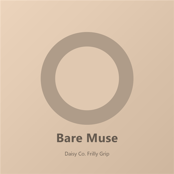 Bare Muse frilly Pilates grip socks in warm nude