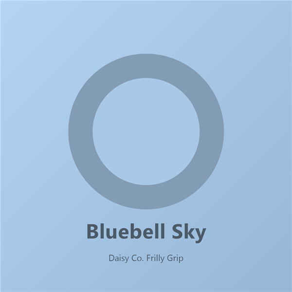 Bluebell Sky frilly Pilates grip socks in baby blue