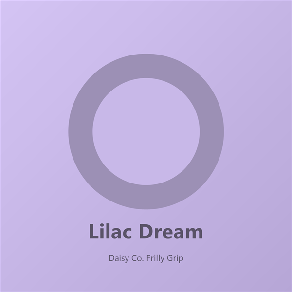 Lilac Dream frilly Pilates grip socks in soft lavender