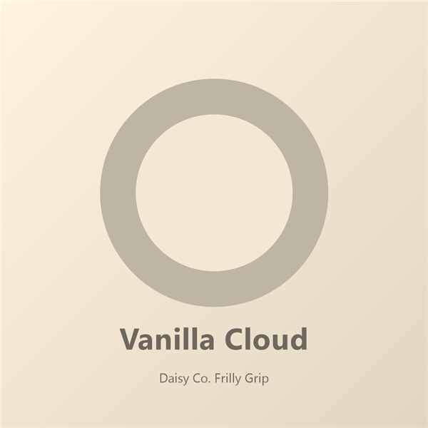 Vanilla Cloud frilly Pilates grip socks in cream neutral