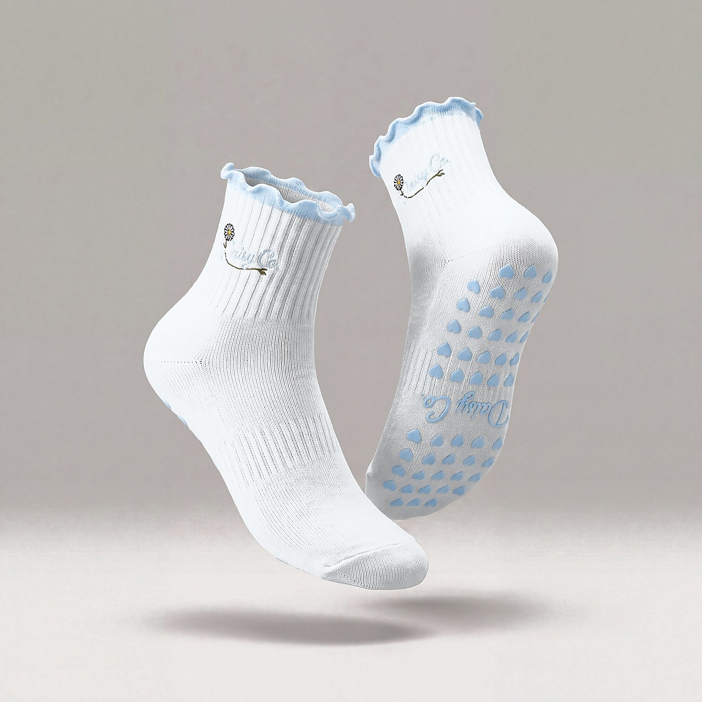 Bluebell pilates grip socks by Daisy Co.